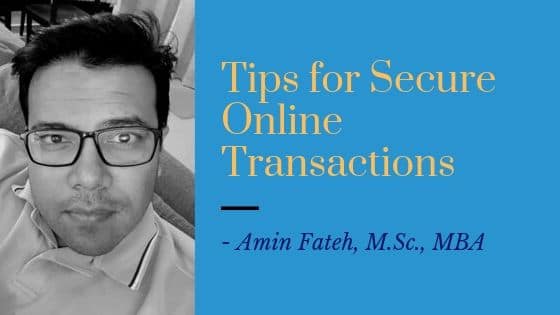 Tips for secure online transactions